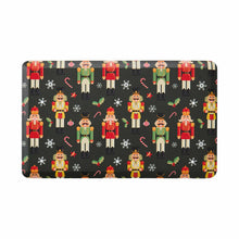 Kate Aurora Christmas Nutcrackers Heavy Duty Anti Fatigue Non-Skid Memory Foam Kitchen Floor Mat - 18 in. W x 30 in. L
