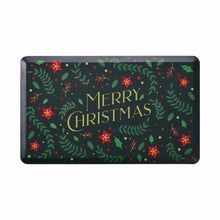 Kate Aurora Merry Christmas Heavy Duty Anti Fatigue Non-Skid Memory Foam Kitchen Floor Mat - 18 in. W x 30 in. L