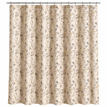 Kate Aurora West Village Kristi Floral Beige Fabric Shower Curtain