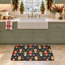 Kate Aurora Christmas Nutcrackers Heavy Duty Anti Fatigue Non-Skid Memory Foam Kitchen Floor Mat - 18 in. W x 30 in. L