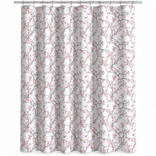 Kate Aurora Arlo Rose Pink Cherry Blossom Shabby Chic Fabric Shower Curtain