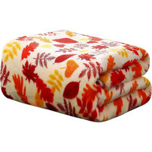 Kate Aurora Vibrant Autumn Harvest Leaves Ultra Soft & Plush Hypoallergenic Accent Throw Blanket - 50 in. x 60 in.