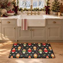 Kate Aurora Christmas Nutcrackers Heavy Duty Anti Fatigue Non-Skid Memory Foam Kitchen Floor Mat - 18 in. W x 30 in. L