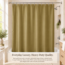 Kate Aurora The Clean Home Collection Heavy Duty Gold Shower Curtain Liner - Standard Size