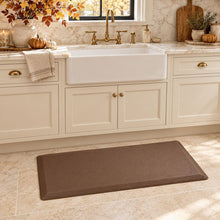 Kate Aurora Chef Grade Oversized Anti Fatigue Kitchen Mat With Beveled Edges - 20 in. W x 40 in. L - Brown