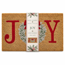 Kate Aurora Christmas Joy Holiday Bristled Coir Outdoor Welcome Mat - 18"x30"
