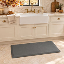 Kate Aurora Chef Grade Oversized Anti Fatigue Kitchen Mat With Beveled Edges - 20 in. W x 40 in. L - Gray
