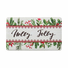 Kate Aurora Heavy Duty Holly Jolly Anti Fatigue Non-Skid Memory Foam Kitchen Floor Mat - 18 in. W x 30 in. L