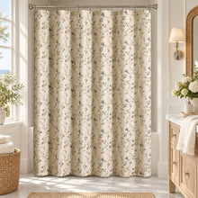 Kate Aurora West Village Kristi Floral Beige Fabric Shower Curtain