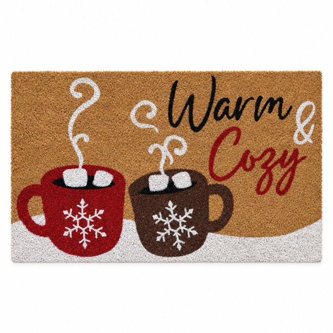 Kate Aurora Warm And Cozy Bristled Coir Outdoor Welcome Home Mat - 18"x30"