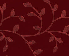 Kate Aurora Living Madison Floral Embroidered Fabric Tablecloth - 54 in. x 102 in. (8-10 Chair), Burgundy Spice