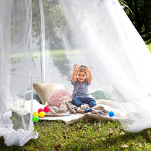 Kate Aurora Breathable White Mosquito Hanging Dome Canopy Tent Curtain Drape