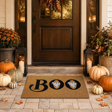 Kate Aurora Halloween Boo Bristled Coir Outdoor Welcome Mat - 18"x30"