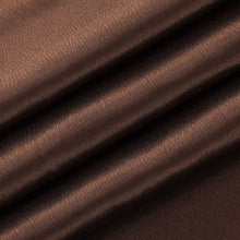 Kate Aurora Basic Faux Silk Rod Pocket Shimmery Sheer Single Window Curtain Panel - 52 in. W x 84 in. L - Brown
