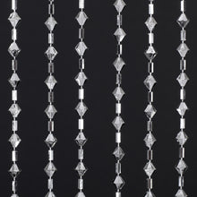 Kate Aurora Luxurious Jaeger Rod Pocket Acrylic Beaded Single Window Curtain Panel