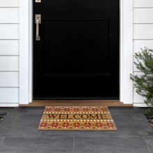 Kate Aurora Festive Christmas Snowflakes Bristled Outdoor Welcome Mat - 18"x30"