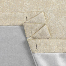 Kate Aurora Serena Elegant Jacquard Woven Fabric Shower Curtain - Standard Size - Beige