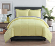 Kate Aurora Living Goose Down Alternative Bed in a Bag Complete Comforter Set - King, Yellow