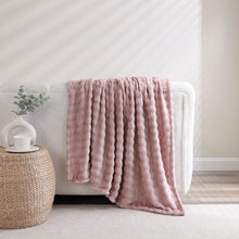 Kate Aurora Prestige Ultra Soft & Plush Accent Throw Blanket - 50 in. W x 60 in. L - Rose