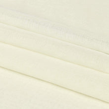 Kate Aurora Country Home Beige Sheer Voile Door Curtain Panel With Tieback - 72 in. Long