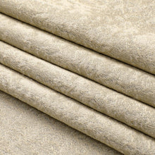 Kate Aurora Serena Elegant Jacquard Woven Fabric Shower Curtain - Standard Size - Beige
