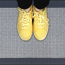 Kate Aurora Brasserie Chef Anti Fatigue Non-Skid Memory Foam Kitchen Floor Mat - 18 in. W x 30 in. L - Navy