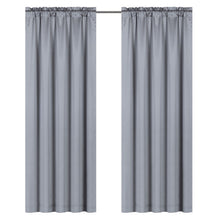 Kate Aurora Lux Living Complete 9 Piece Semi Sheer Rod Pocket Window Curtain & Valance Set - 52 in. W x 84 in. L, Silver/Gray