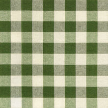 Kate Aurora Farmhouse Plaid Gingham Check Swag Valance Curtain Panel Pair - 72 in. W x 63 in. L, Green