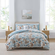 Kate Aurora 11 Piece Coastal Paisley Complete Bed in a Bag Comforter Set  - Queen