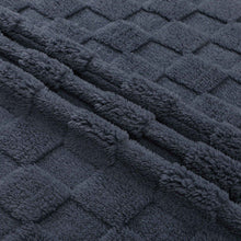 Kate Aurora Greenwich Ultra Soft & Plush Accent Throw Blanket - 50 in. x 60 in. - Blue