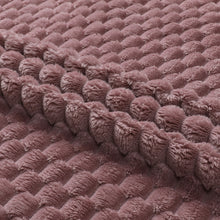 Kate Aurora Leylani Ultra Soft & Plush Luxurious Accent Throw Blanket - 50 in. W x 60 in. L - Rose