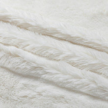 Kate Aurora Regal Luxe Oversized Ultra Soft & Fuzzy Lined Accent Throw Blanket - 50 in. W x 70 in. L - Beige
