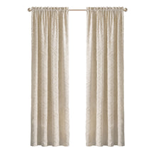Kate Aurora Contemporary Geometric Shabby Diamond Clipped Rod Pocket Single Window Curtain Panel - 84 in. Long - Tan
