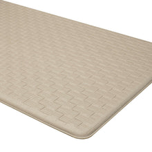 Kate Aurora Heavy Duty Non Slip Memory Foam Kitchen Mats - 18in W x 30in L, Linen/Tan