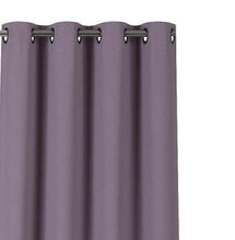 GoodGram 2 Pack: Hotel Thermal Grommet 100% Blackout Curtains - 52 in. W x 63 in. L, Monterey Lilac