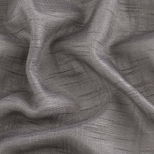 Kate Aurora 2 Pack Semi Sheer Linen Blend Grommet Top Window Curtains - 52 in. W x 84 in. L, Gray
