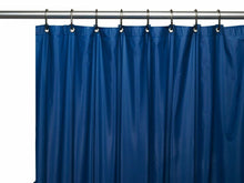 Kate Aurora Hotel Heavy Duty 10 Gauge Vinyl Shower Curtain Liners - Navy 72" x 72" Standard Shower Curtain Liner