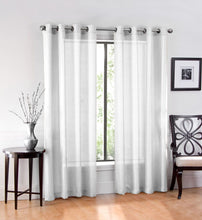 GoodGram Ultra Luxurious Elegant Sheer Grommet Single Curtain Panel
