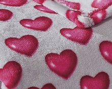 Kate Aurora Valentine's Day Emoji Hearts Ultra Soft & Plush Accent Throw Blanket - 50 In W X 60 In. L