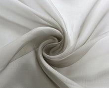 Kate Aurora Living Designer Sheer Voile Rod Pocket Curtains For Small Windows - 52 in. W x 45 in. L, Gray
