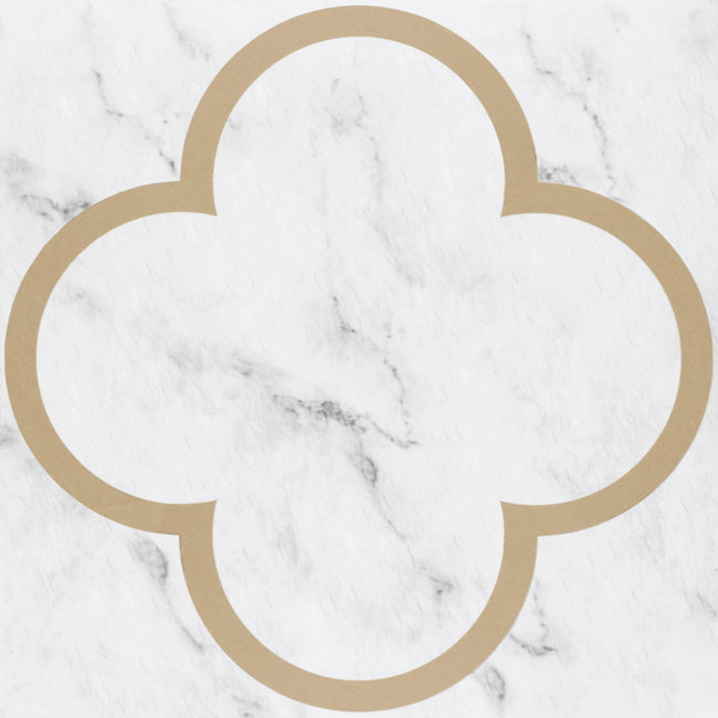 GoodGram Peel N' Stick DIY Retro 12x12 Self Adhesive Vinyl Floor Tile - 20 Tiles (20 Total SF in a Box) - Van Cleef - 20 Tile