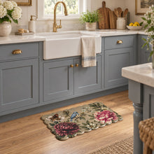 Kate Aurora Botanical Gardens Anti Fatigue Non-Skid Memory Foam Kitchen Floor Mat - 18 in. W x 30 in. L