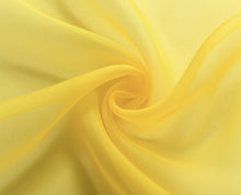 Kate Aurora Living Designer Sheer Voile Rod Pocket Curtains For Small Windows - 52 in. W x 45 in. L, Yellow