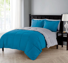 Kate Aurora Living Goose Down Alternative Bed in a Bag Complete Comforter Set - King, Teal