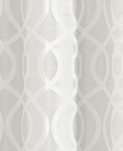 Kate Aurora Royal Living 2 Pack Venetian Semi Sheer Lattice Grommet Top Curtain Panels - White