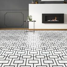 GoodGram Peel N' Stick DIY Retro 12x12 Self Adhesive Vinyl Floor Tile - 20 Tiles (20 Total SF in a Box) - Affinity - 20 Tiles