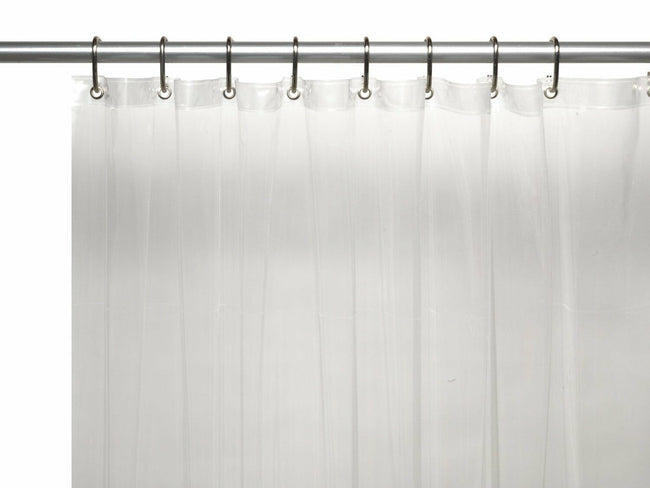 GoodGram Extra Long Heavy Duty Vinyl Shower Curtain Liners - Frosted