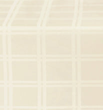 Kate Aurora Plaid & Tartan Stain Resistant & Spill-Proof Fabric Tablecloth - 6-8 Chairs, Beige