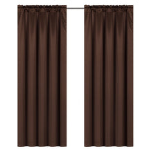 Kate Aurora Basic Faux Silk Rod Pocket Shimmery Sheer Single Window Curtain Panel - 52 in. W x 84 in. L - Brown