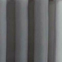 GoodGram Basic Home Grommet Top Sheer Single Window Curtain - 52 in. W x 90 in. L, Gray